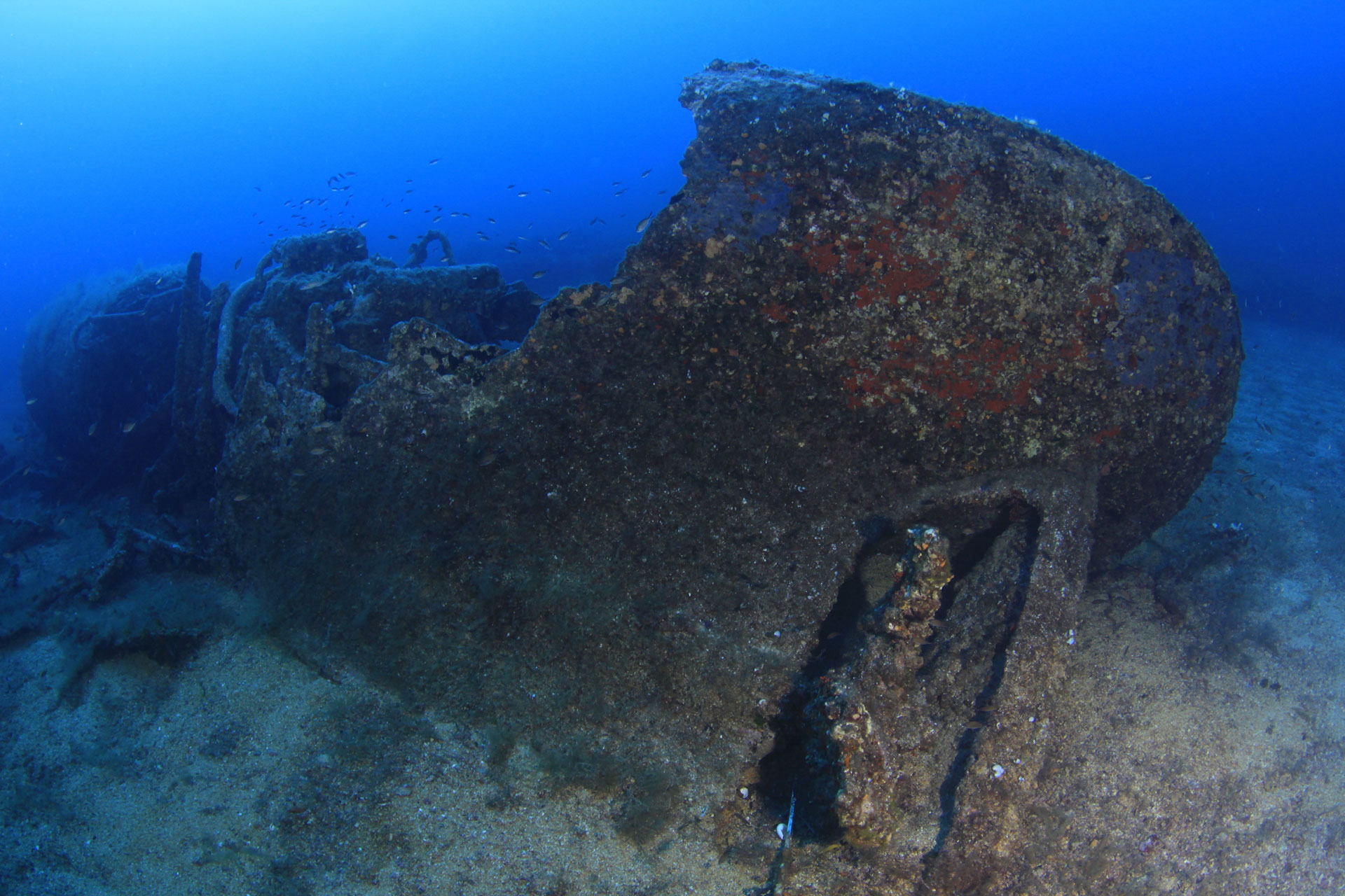One Man Sub wreck
