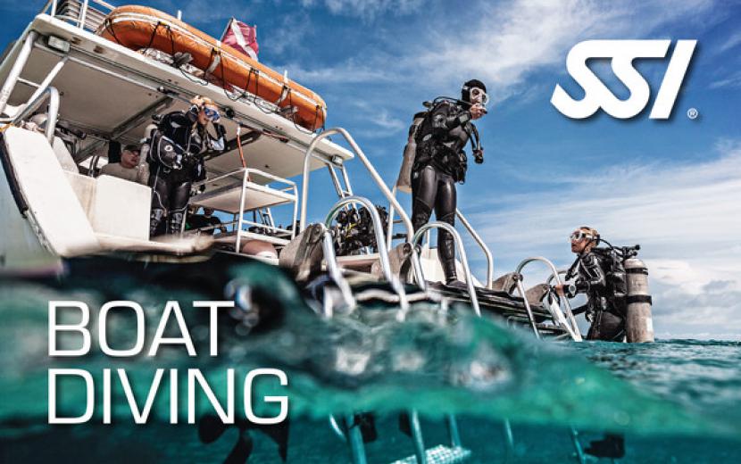 SSI boat diving card